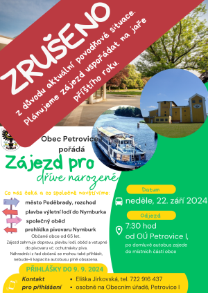 zájezd zrušen