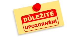 upozornění